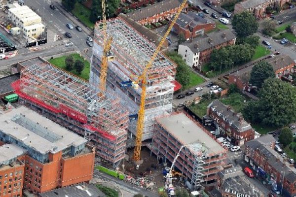 Ellesmere Street, Manchester aerial photo